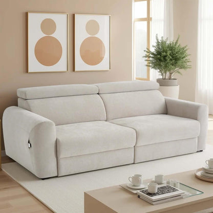 Dawson 3 Seater Electric Sofa Bed with Power Sliding Seats & Headrests