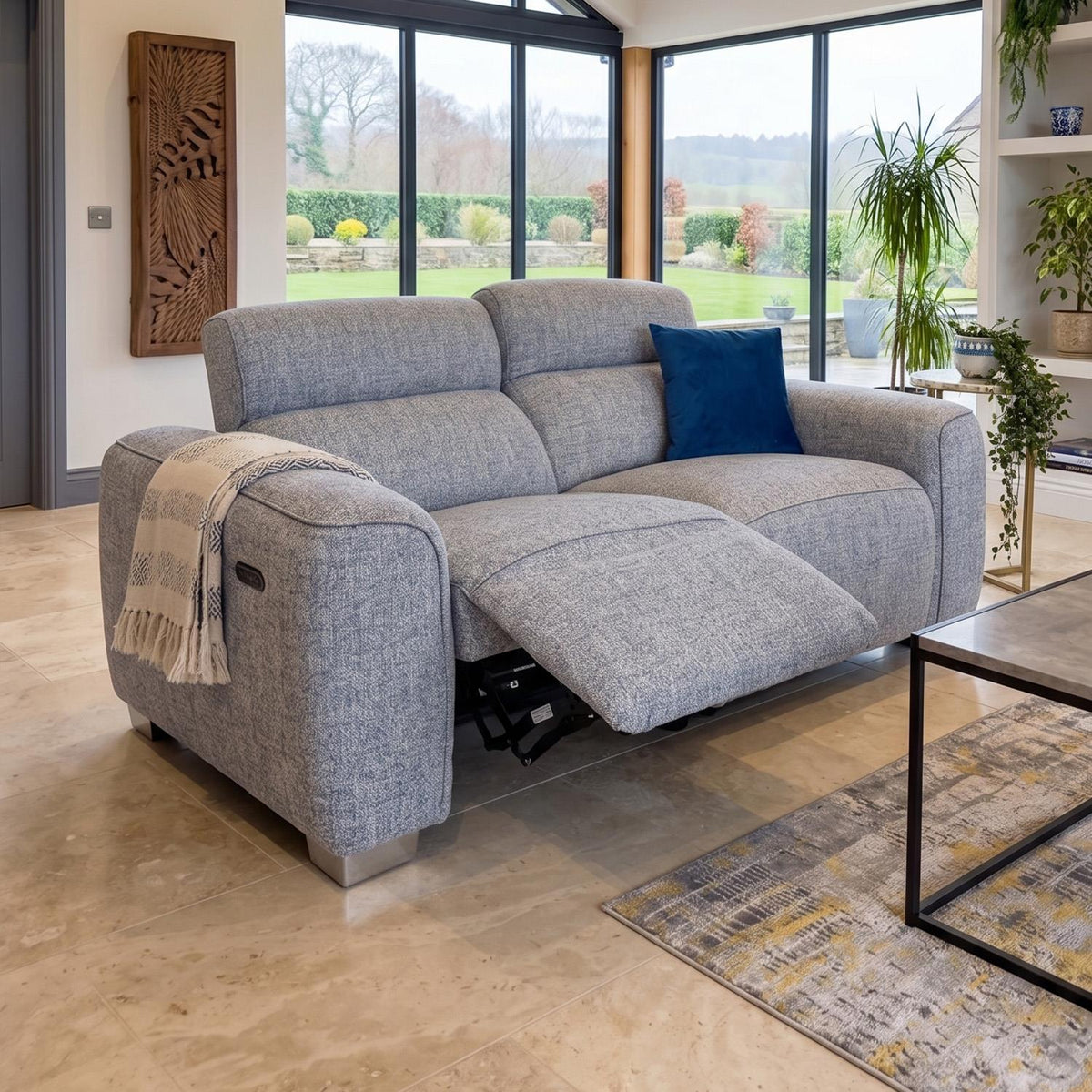 Tisbury 3 Piece Electric Recliner Sofa Suite USB Beige or Grey