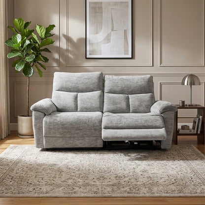 Kent Electric Reclining 3 Piece Sofa Suite 3 + 1 + 1 Grey