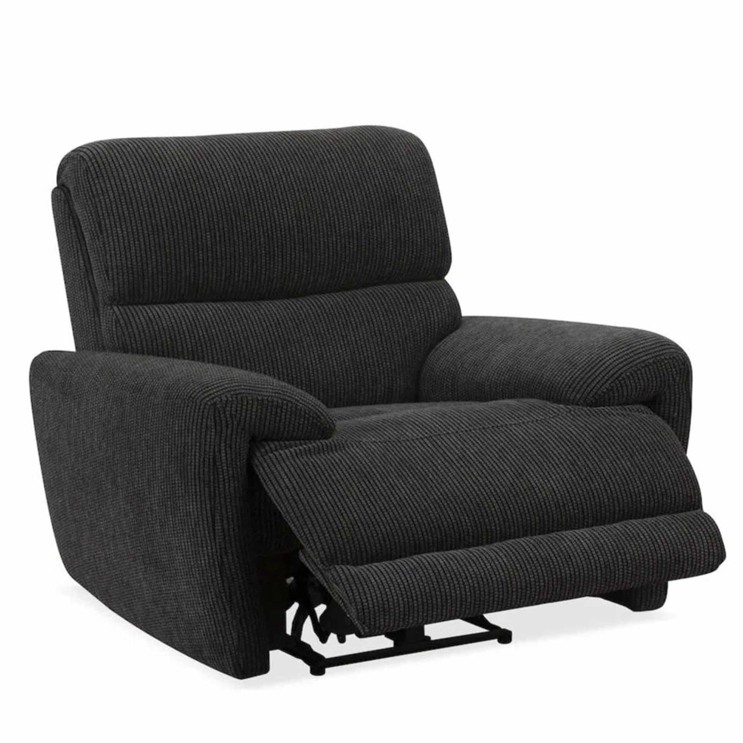 Carla Electric Reclining 3 Piece Sofa Suite 3 + 1 + 1 Black