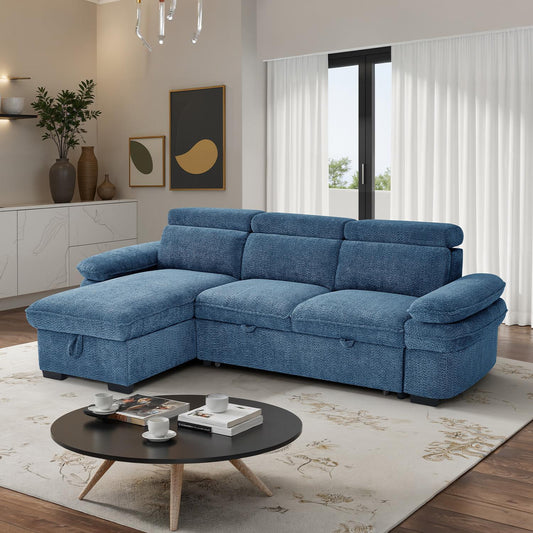 Blake Universal Corner 4 Seater Fabric Sofa Bed