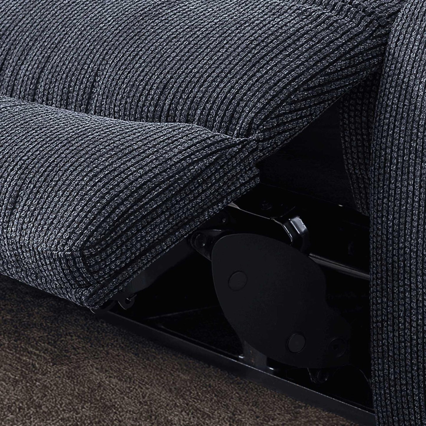 Lois Electric Reclining 3 Piece Sofa Suite 2 + 1 + 1 Black