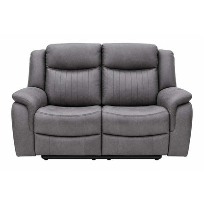 Lennox Grey Tech Fabric 3 + 2 + 1 Sofa Suite with Electric Recliner