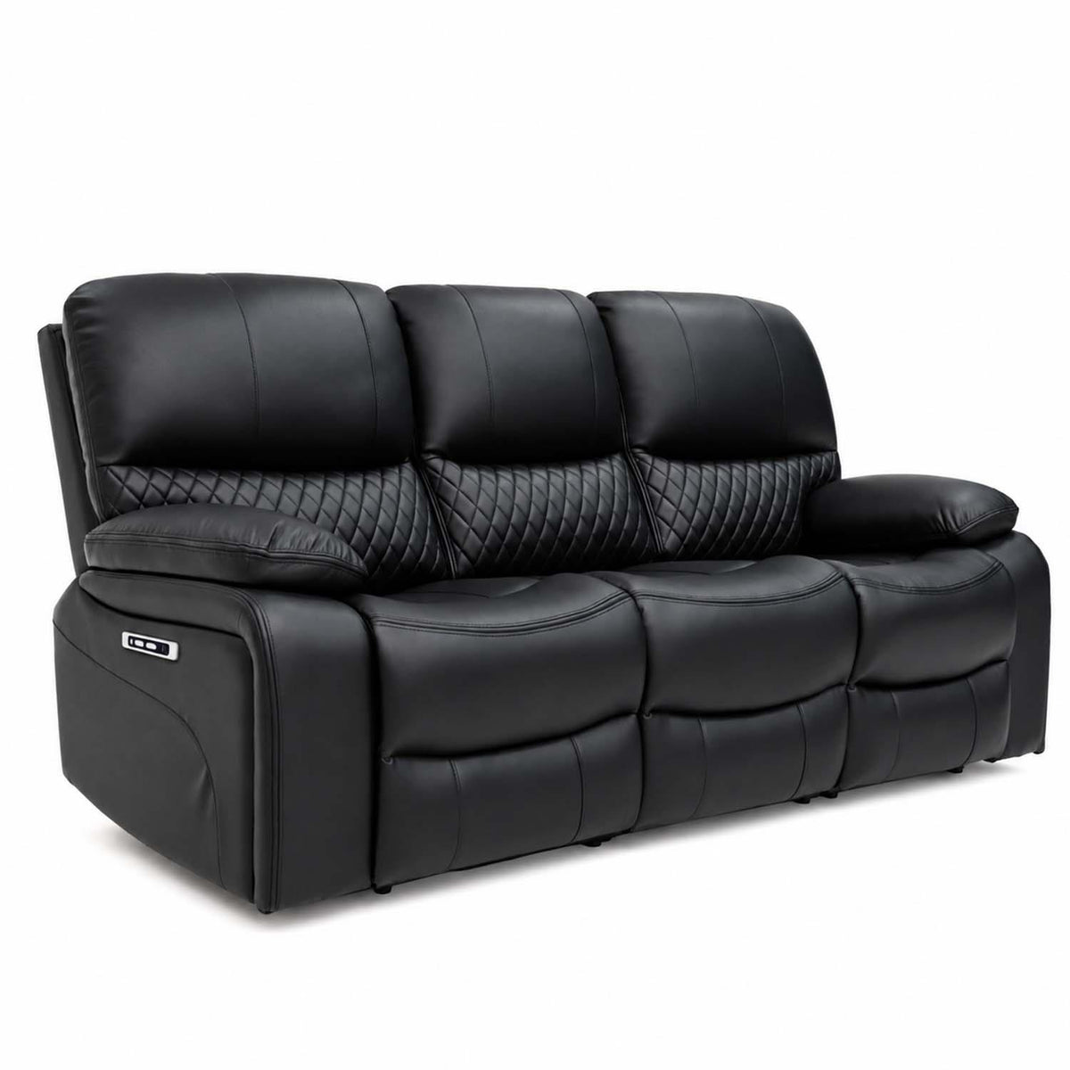 Bentley Electric Recliner Sofa Suite 3 + 2 Seater, Eco Leather