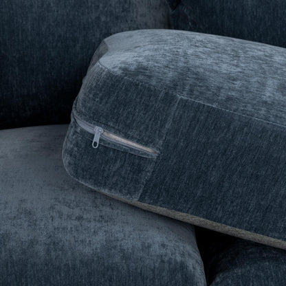 Colby 5 Seater L Shaped Corner Sofa Fabric