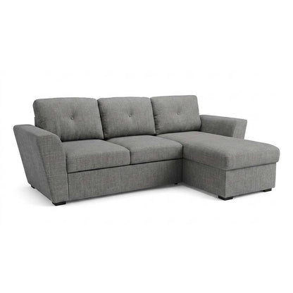 Oregon Universal 3 Seater L shaped No Spill Fabric Corner Sofa Bed