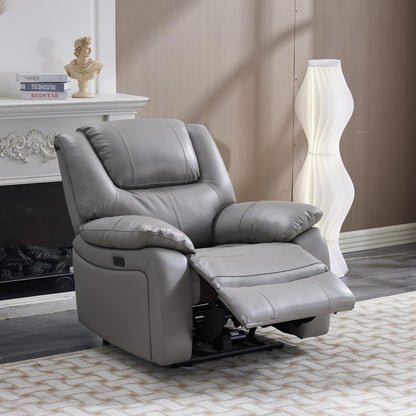 Knowle Electric Reclining 3 Piece Sofa Suite 2 + 1 + 1 Pisa Grey