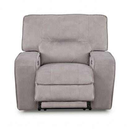 Caleb Power Electric Reclining Single Seater Armchair Aspen Latte