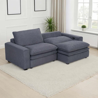 Finchley Cloud Electric 2 Seater Sofa Bed with Power Sliding Seats