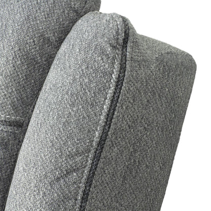 Milano Grey Fabric Electric Reclining Sofa Suite USB Cup Holder