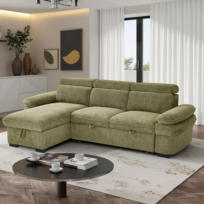 Blake Universal Corner 4 Seater Fabric Sofa Bed