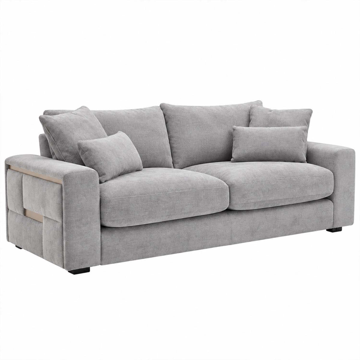 Juno Chenille 3 + 2 Seater Sofa Set with Removable Cushions