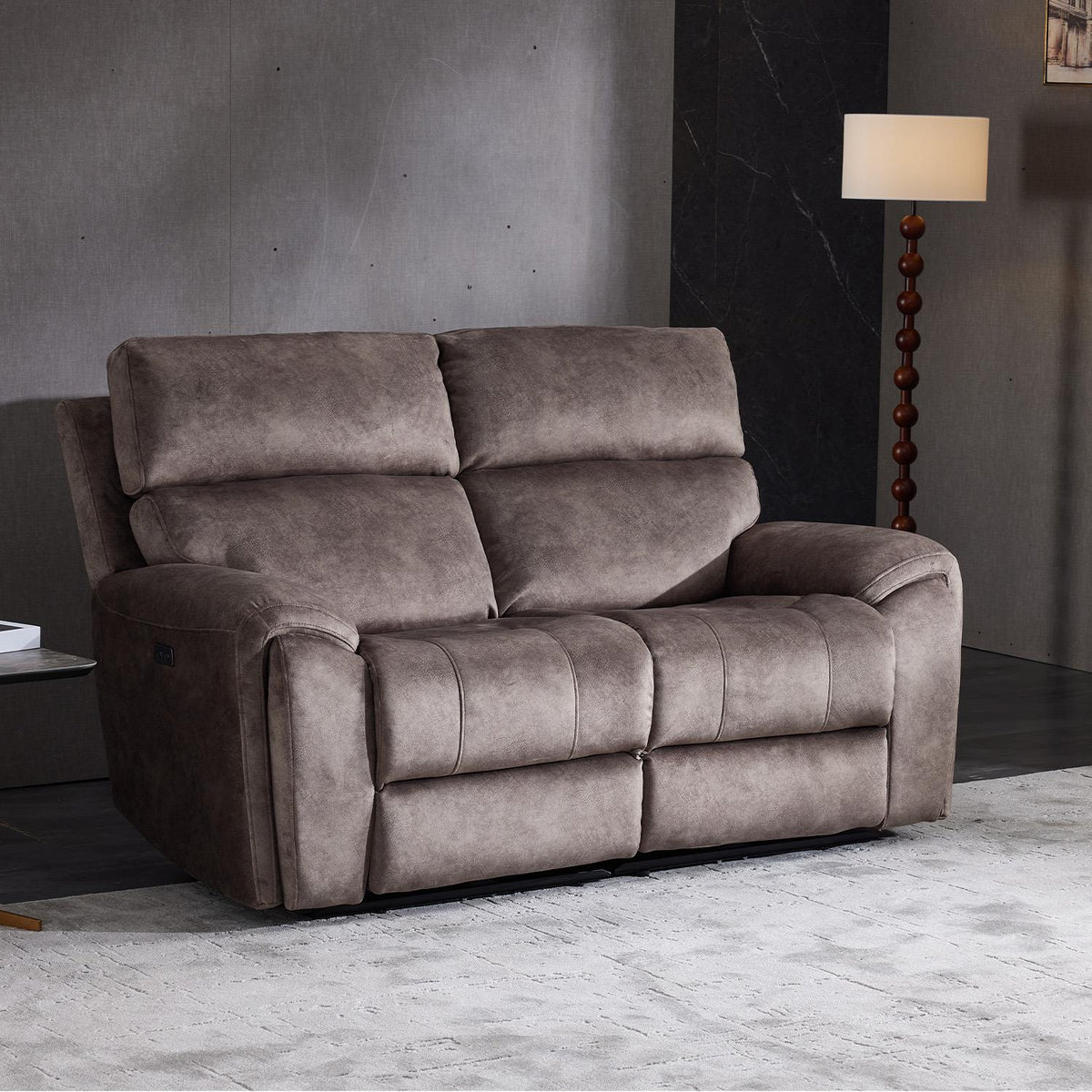 Valtos 3 + 2 Electric Recliner Sofa Suite Truffle or Grey
