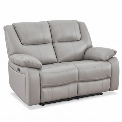 Knowle Electric Reclining 3 Piece Sofa Suite 2 + 1 + 1 Pisa Grey