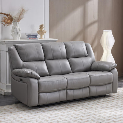 Knowle Electric Reclining Sofa Suite 3 + 2  Pisa Grey