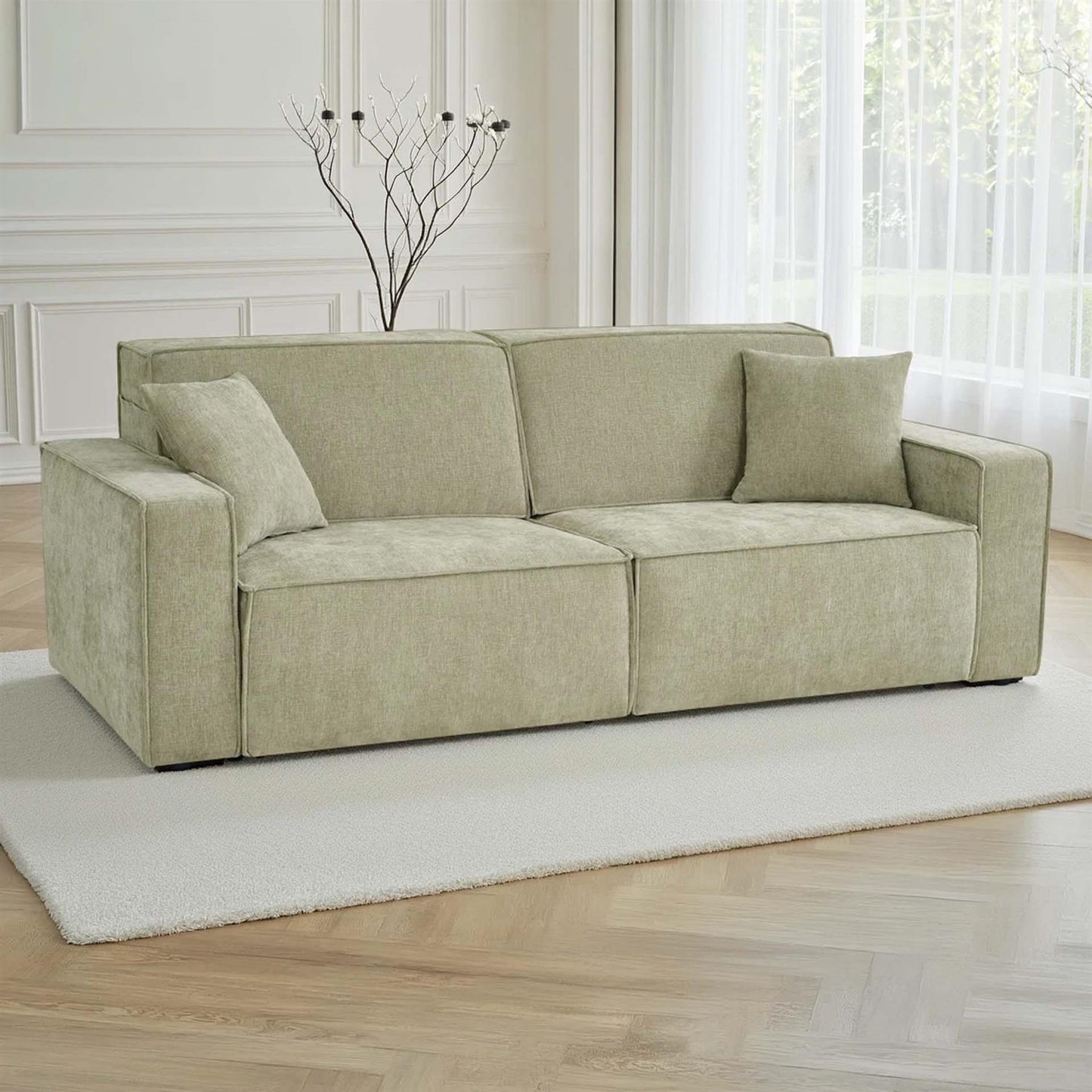 Huxley 3 Seater Electric Sofa Bed with Power Extension & Boxed Arms