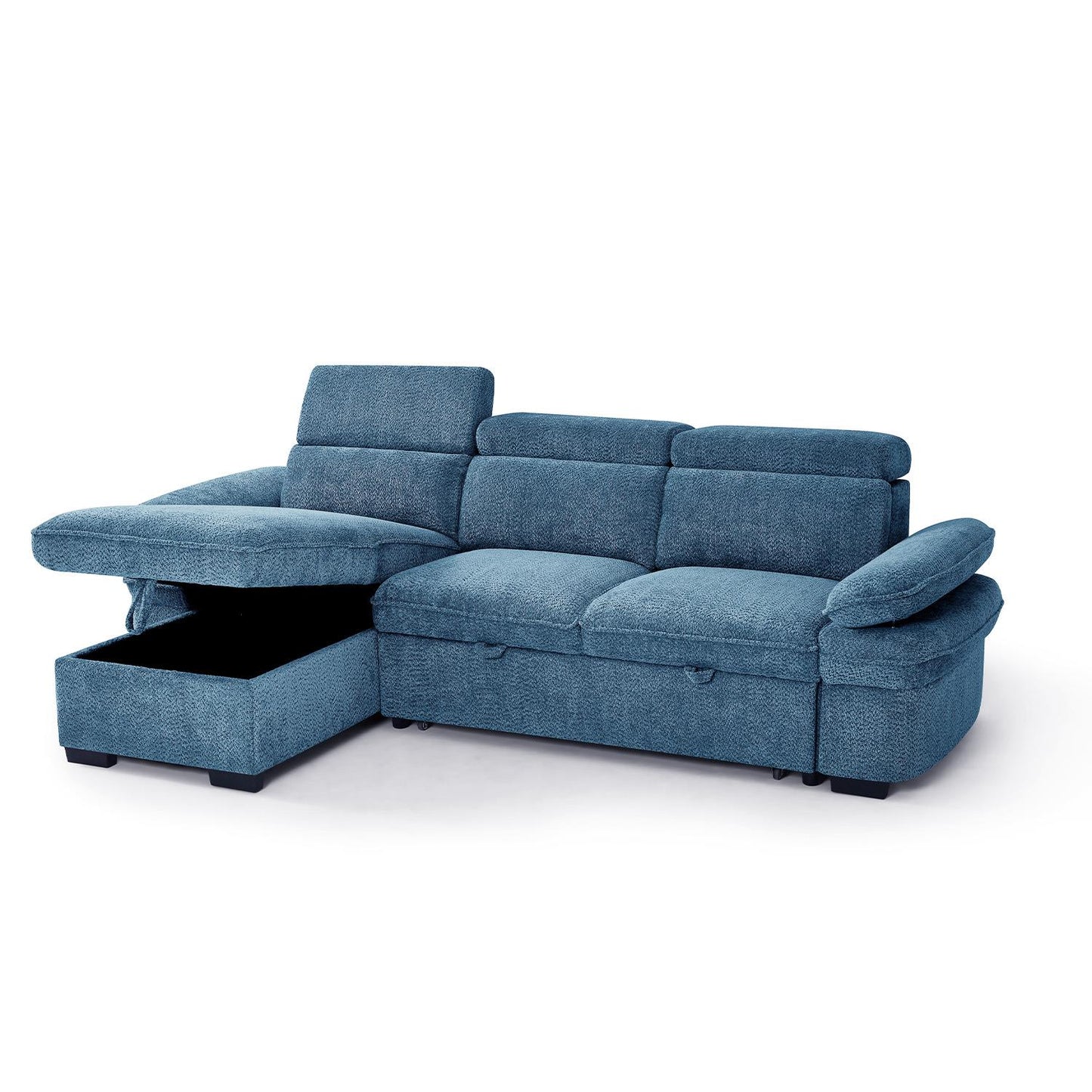 Blake Universal Corner 4 Seater Fabric Sofa Bed