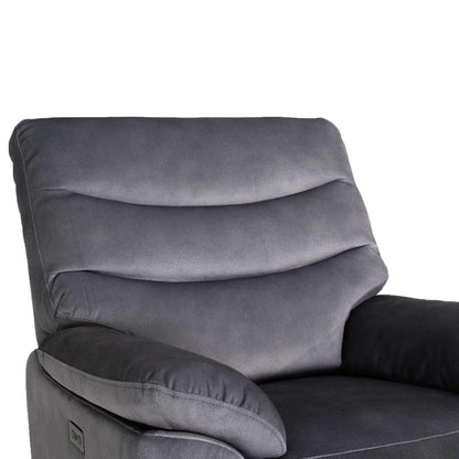 Tilly Electric Power Reclining Armchair Single Seater  Charcoal