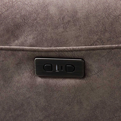 Valtos 2 Corner 2 Fabric Electric Reclining Corner sofa Grey or Brown