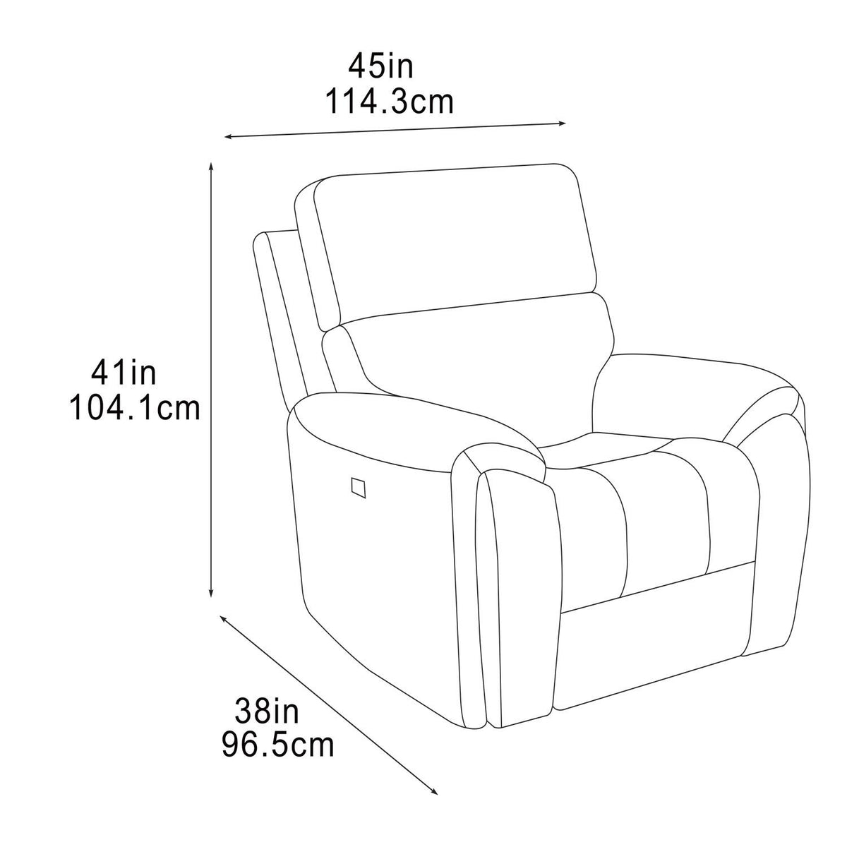 Valtos 3 + 1 + 1 Electric Recliner Sofa Suite Truffle or Grey