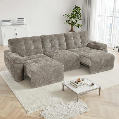 Drayton Electric Sofa Bed Large 3 Seater with Power Sliding Seats