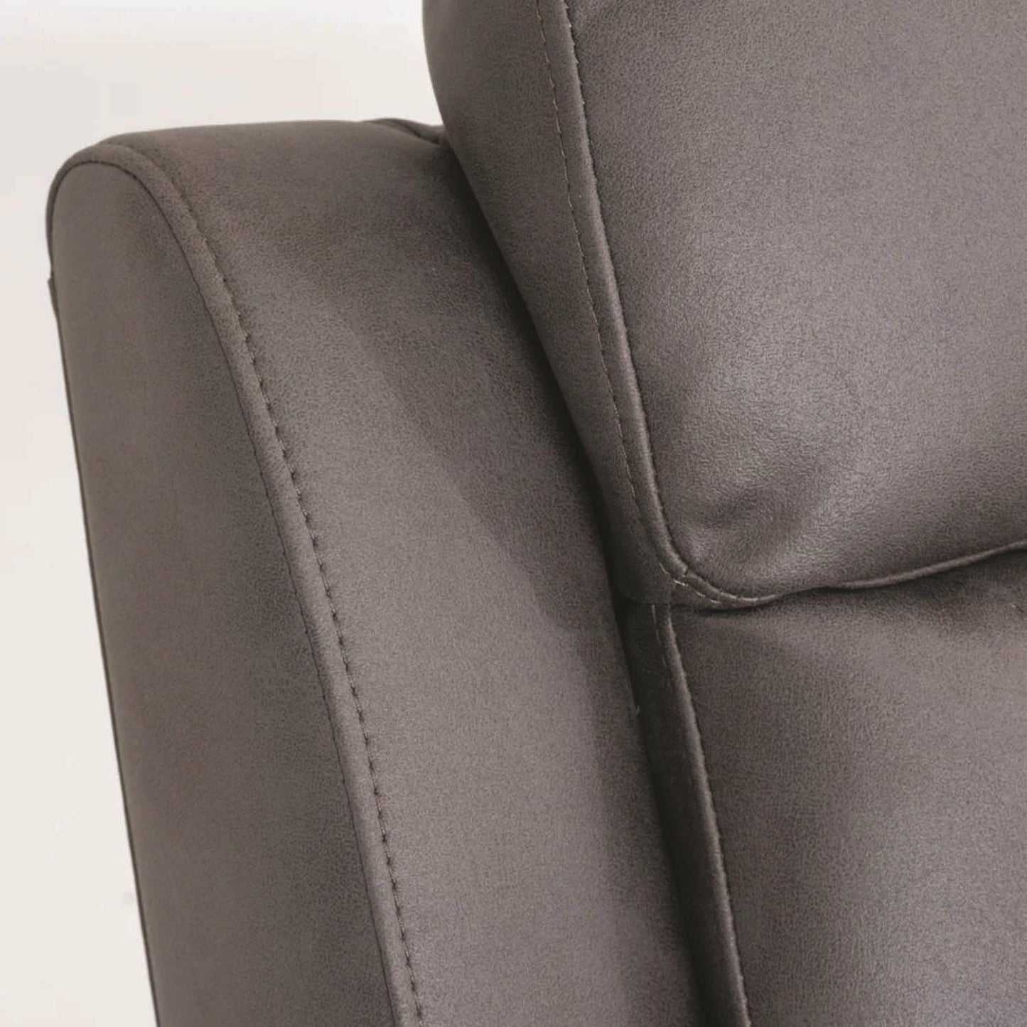 Jax Grey Fabric Electric Power Reclining Armchair Single Seater