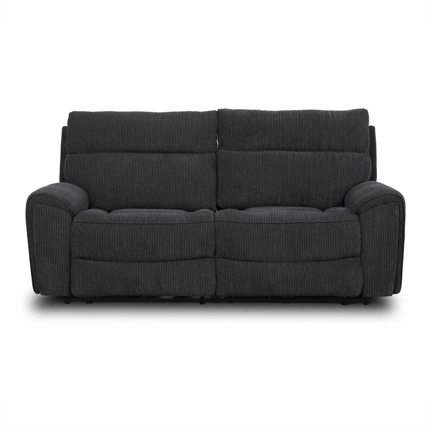 Lois Electric Reclining 3 Piece Sofa Suite 3 + 1 + 1 Black