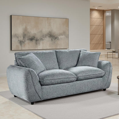 Berti Beige or Grey Fabric Sofa Suite