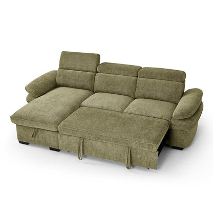 Blake Universal Corner 4 Seater Fabric Sofa Bed