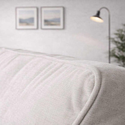 Ascot 5 Seater Corner Sofa Chenille Fabric Beige or Charcoal