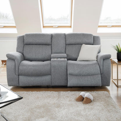 Linden Grey Electric Reclining 2 Seater sofa