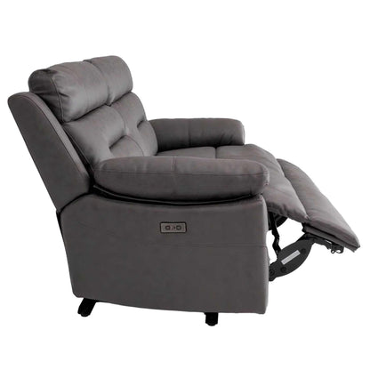 Lucy Electric Reclining 3 Piece Sofa Suite 3 + 2 + 1 Grey