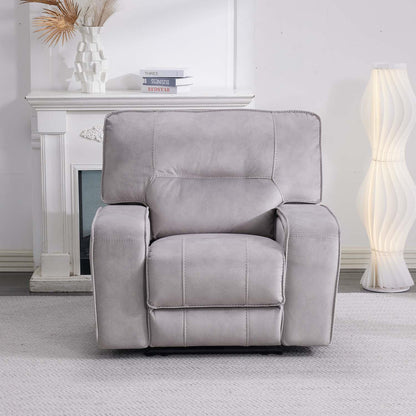 Caleb Power Electric Reclining Single Seater Armchair Aspen Latte
