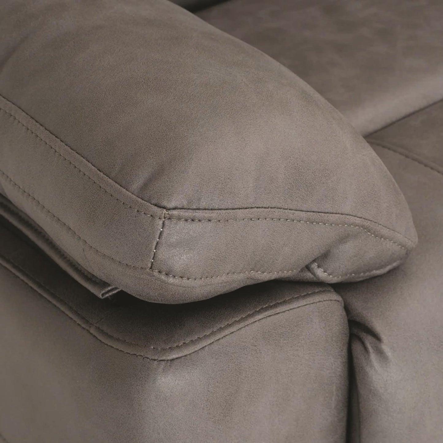 Jax Grey Fabric Electric Power Reclining Armchair Single Seater