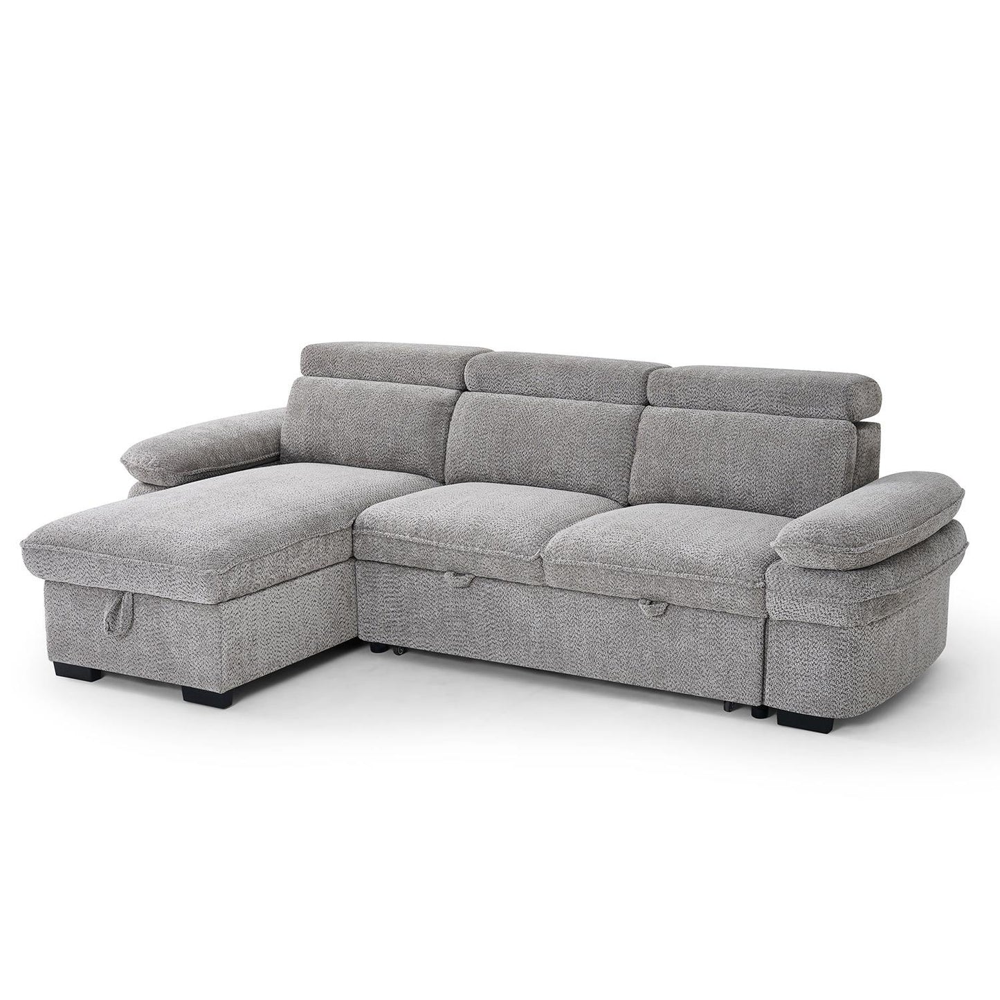 Blake Universal Corner 4 Seater Fabric Sofa Bed