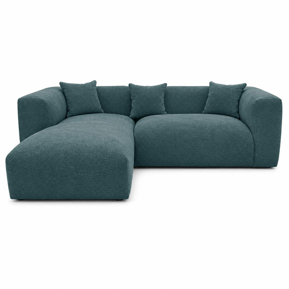 Ely Cloud Chaise L-Shaped Corner Sofa, Linen Fabric, LHF or RHF