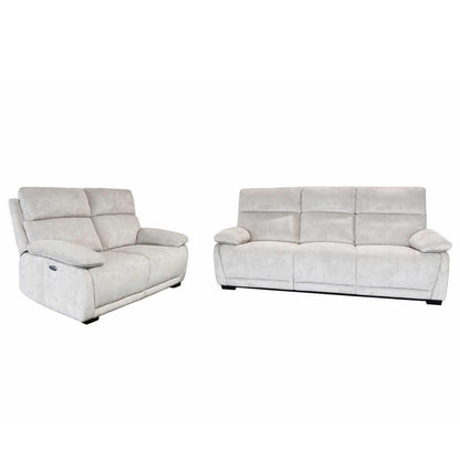 Piccadilly Electric Recliner Sofa Fabric USB 3 + 2