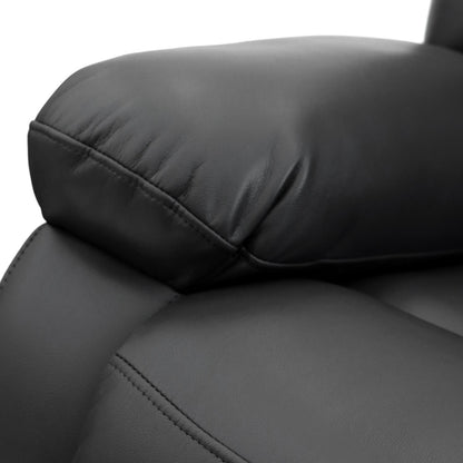 Arlo Black or Grey Leather Like Electric Reclining Armchair