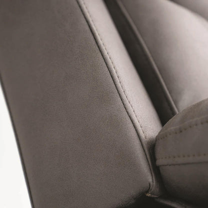 Jax Grey Fabric Electric Power Reclining Armchair Single Seater