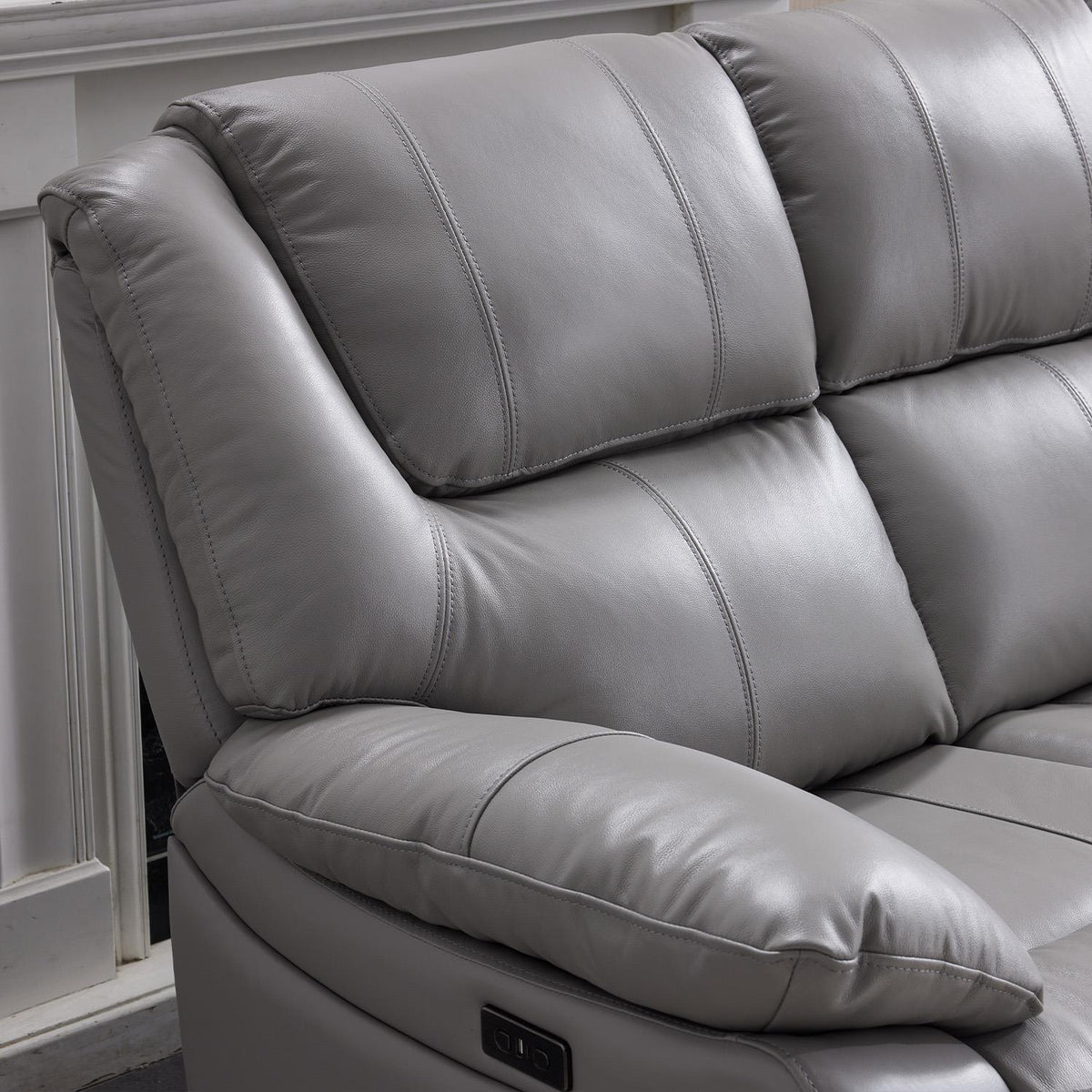 Knowle Electric Reclining 3 Piece Sofa Suite 3 + 1 + 1 Pisa Grey