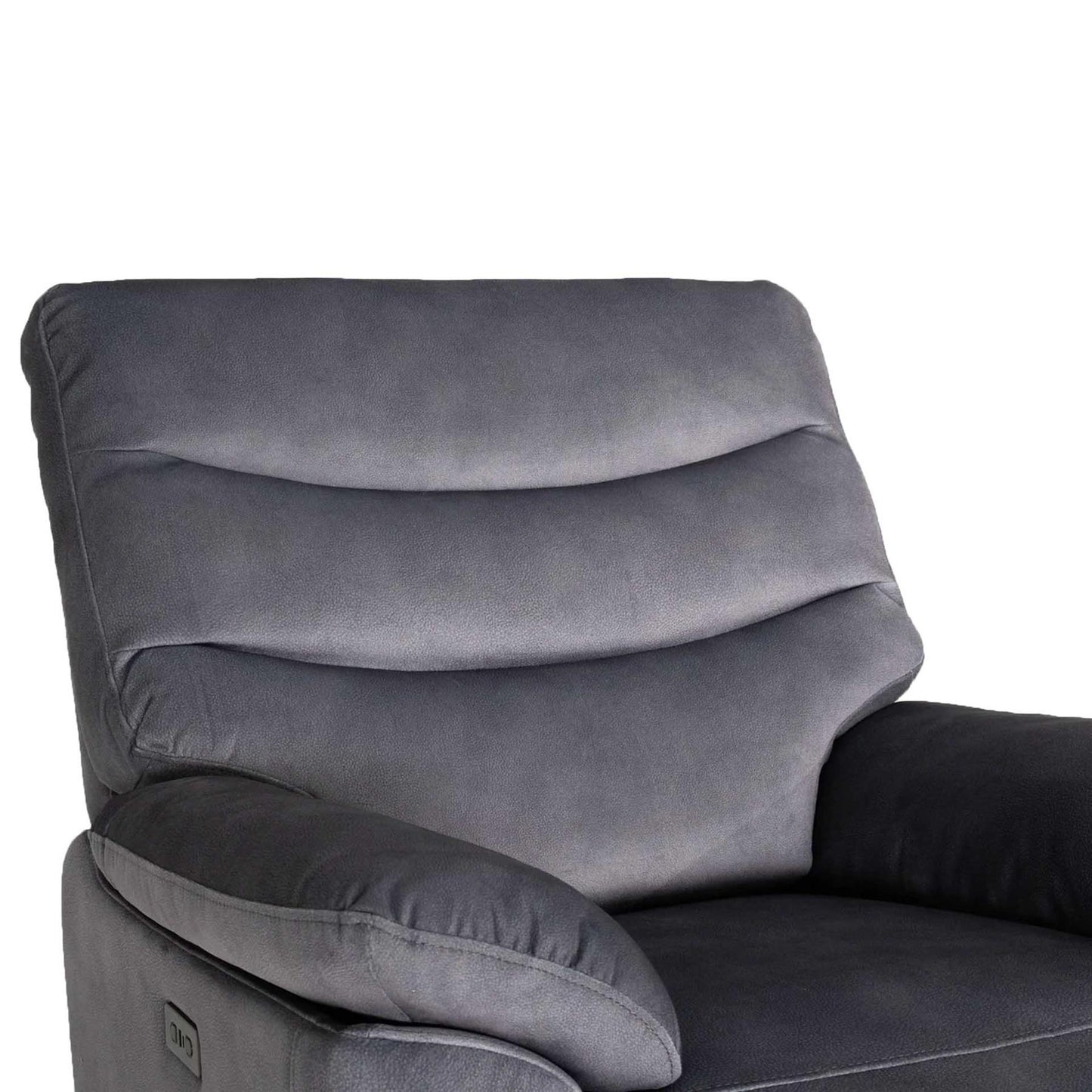 Tilly Electric Reclining 3 Piece Sofa Suite 3 + 1 + 1 Charcoal