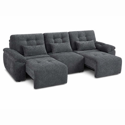 Drayton Electric Sofa Bed Large 3 Seater with Power Sliding Seats