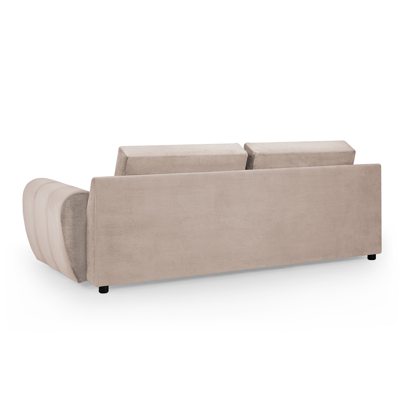 Zura Plush Fabric Large 2 Seater Sofa | Cream, Grey or Mocha