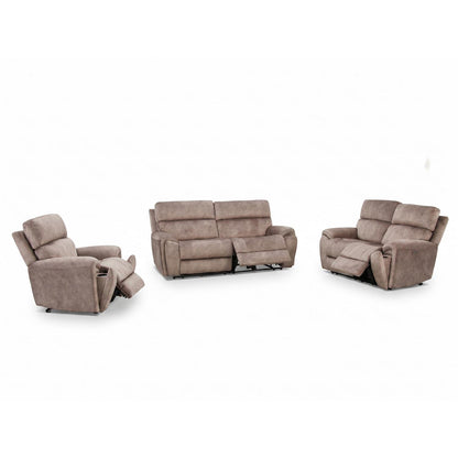 Valtos 3 + 2 + 1 Electric Recliner Sofa Suite Truffle or Grey