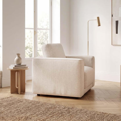 Melrose Woven Fabric 3 + 2 + 1 Three Piece Sofa Suite Beige or Grey