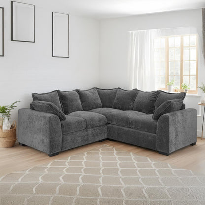 Colby 5 Seater L Shaped Corner Sofa Fabric