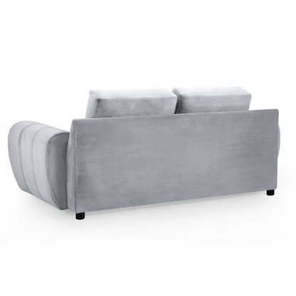 Zura Plush Fabric Large 2 Seater Sofa | Cream, Grey or Mocha