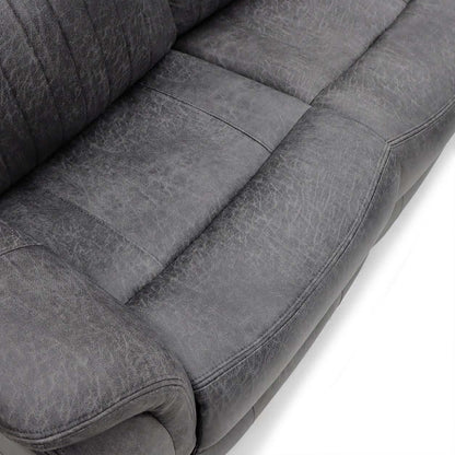 Lennox Grey Tech Fabric 3 + 2 + 1 Sofa Suite with Electric Recliner