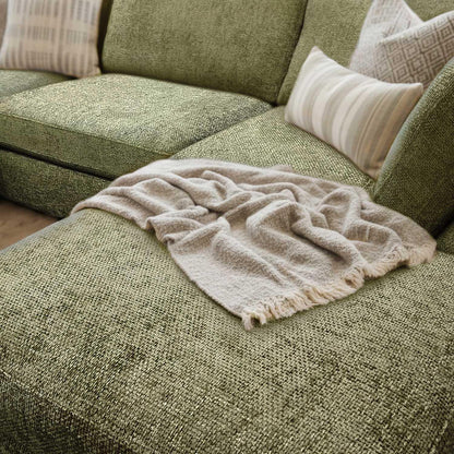 Kenzo U-Shaped 4-5 Seater Chenille Fabric Sofa