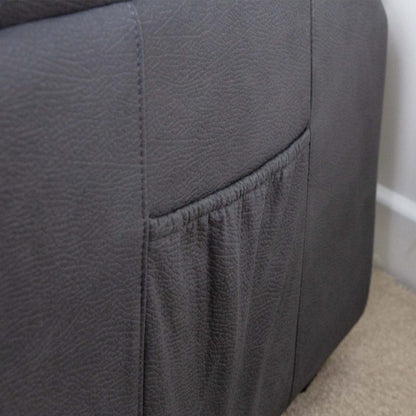 Alaska Grey Full Fabric 3 Piece Sofa Suite
